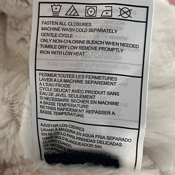 NWOT Jessica Simpson hooded puffer parka jacket small women's grey - Picture 8 of 9